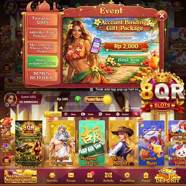 8QR 2026 Slot Gacor RTP Tinggi